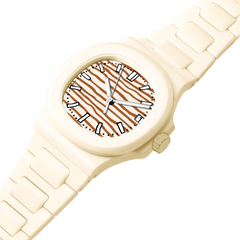 38.5mm Ceramic Horizontal-Dial Quartz Watch - Warm Whimsy - image 6