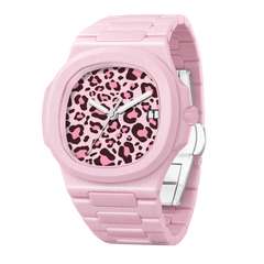38.5mm Ceramic Horizontal-Dial Quartz Watch - Wild Rose - image 4
