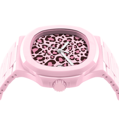 38.5mm Ceramic Horizontal-Dial Quartz Watch - Wild Rose - image 6