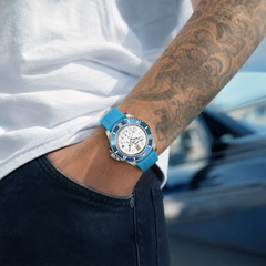 Who Cares Automatic Watch – 40mm Blue Horizon – gallery view 2
