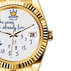 Who Cares Automatic Watch – 40mm Golden Excuse – gallery view 4