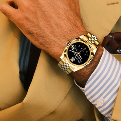 Who Cares Automatic Watch – 40mm Golden Jest – gallery view 3
