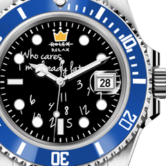 Who Cares Automatic Watch – 40mm Lazy Ocean – gallery view 4