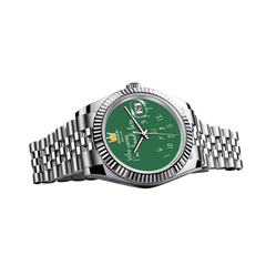 Who Cares Automatic Watch – 40mm Emerald Humor – gallery view 6