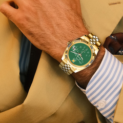 Who Cares Automatic Watch – 40mm Emerald Rebel – gallery view 2