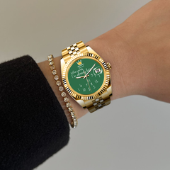 Who Cares Automatic Watch – 40mm Emerald Rebel – gallery view 3