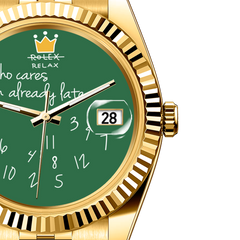 Who Cares Automatic Watch – 40mm Emerald Rebel – gallery view 4