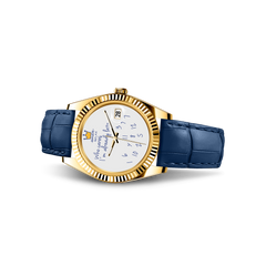 Who Cares Automatic Watch – 40mm Blue Humor – gallery view 4