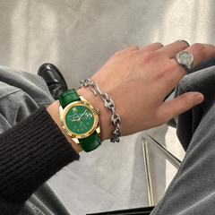 Who Cares Automatic Watch – 40mm Green Humor – gallery view 2