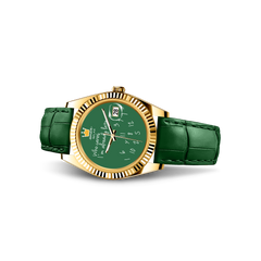 Who Cares Automatic Watch – 40mm Green Humor – gallery view 4