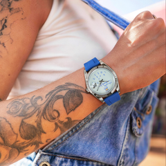 Who Cares Automatic Watch – 40mm Relax Script – gallery view 2