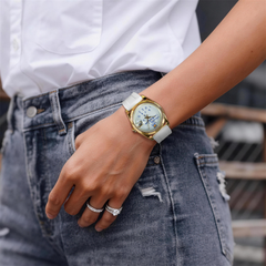 Who Cares Quartz Watch – 36mm Chrono Humor – gallery view 3