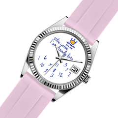 Who Cares Quartz Watch – 36mm Pink Procrastination – gallery view 4