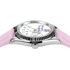 Who Cares Quartz Watch – 36mm Pink Procrastination – gallery view 5