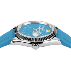 Who Cares Automatic Watch – 40mm Blue Freedom – gallery view 4
