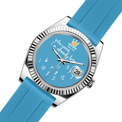 Who Cares Automatic Watch – 40mm Blue Freedom – gallery view 5