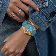 Who Cares Automatic Watch – 40mm Golden Horizon – gallery view 3