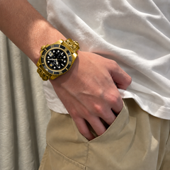 Who Cares Graven Automatic Watch – 40mm Golden Inferno – gallery view 3