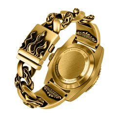 Who Cares Graven Automatic Watch – 40mm Golden Inferno – gallery view 7