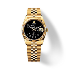 Who Cares Gilded Smile 36mm quartz watch