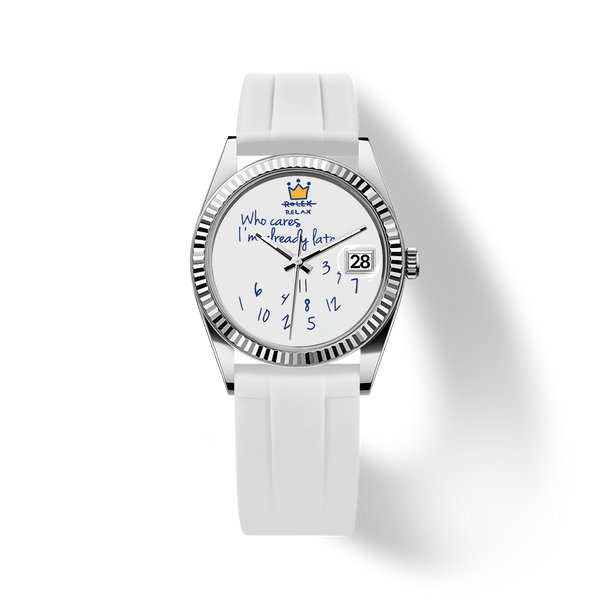Who Cares Lazy Crown 36mm quartz watch