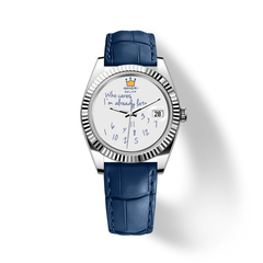 Who Cares Blue Rebel watch