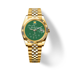 Who Cares Emerald Rebel watch