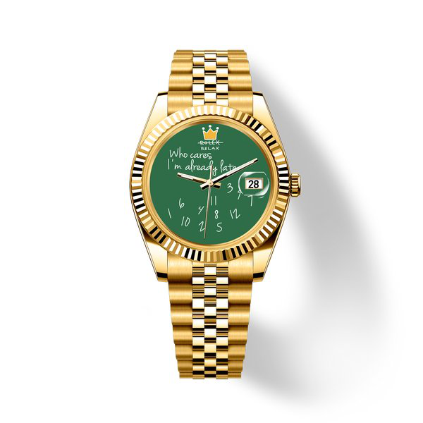 Who Cares Emerald Rebel watch