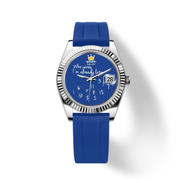 Who Cares Late Again 40mm watch