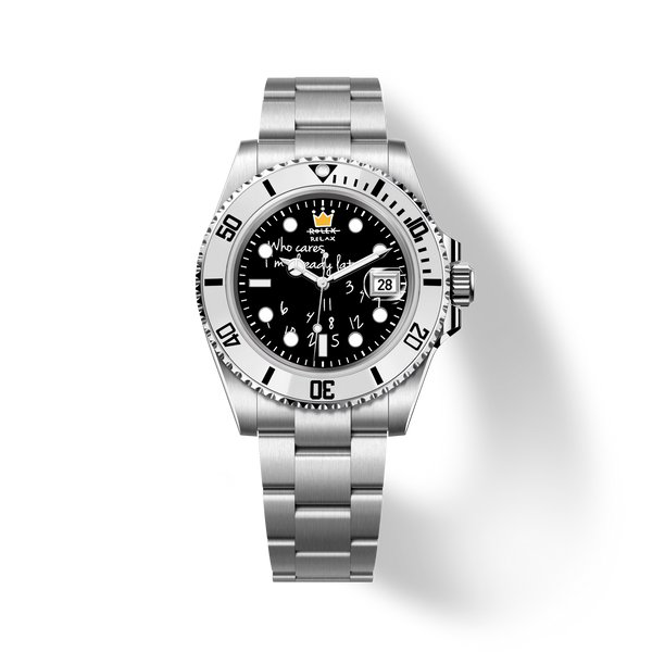 Who Cares Humor Dial 40mm automatic watch