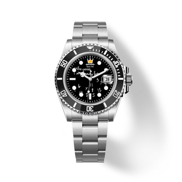 Who Cares Lazy Midnight automatic watch