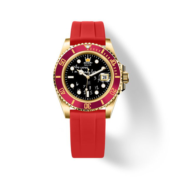 Who Cares Golden Rebel automatic watch
