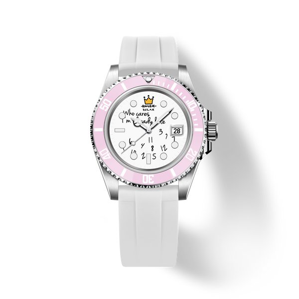 Who Cares Pastel Rebel automatic watch